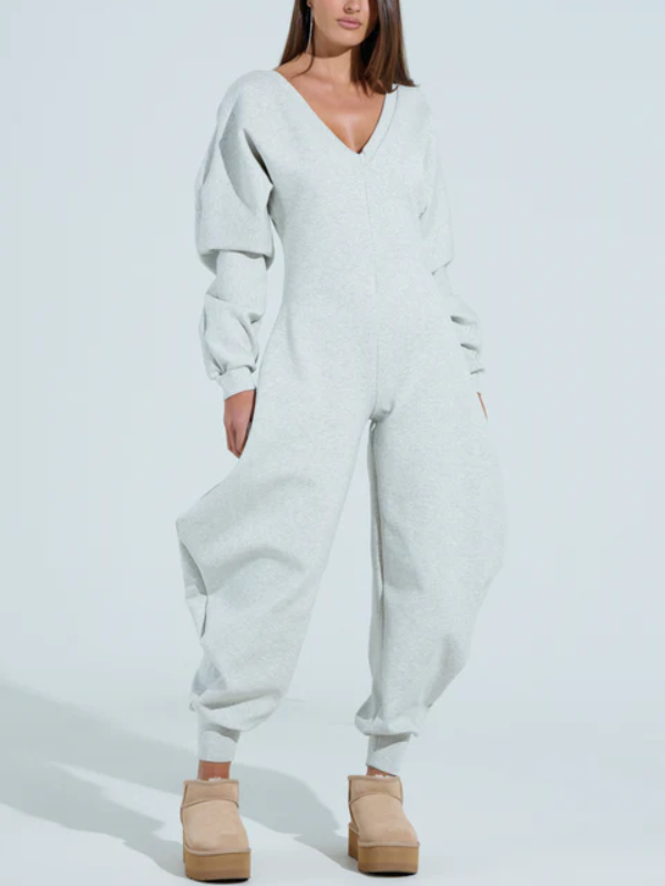 Comfy cozy sweatshirt jumpsuit
