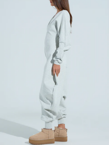 Comfy cozy sweatshirt jumpsuit