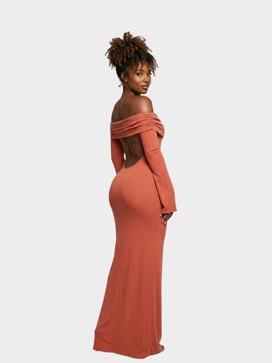 Backless Slim Fit Dress