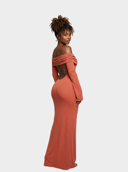Backless Slim Fit Dress