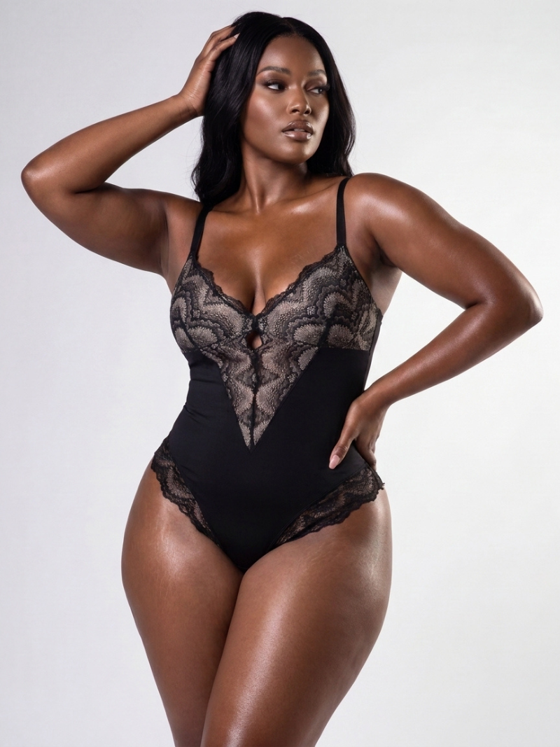 Half-Lace Detail Shapewear