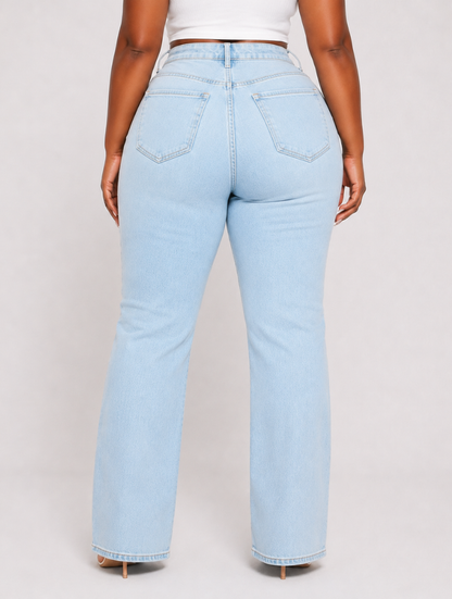 Hourglass Curvy Wide Jeans
