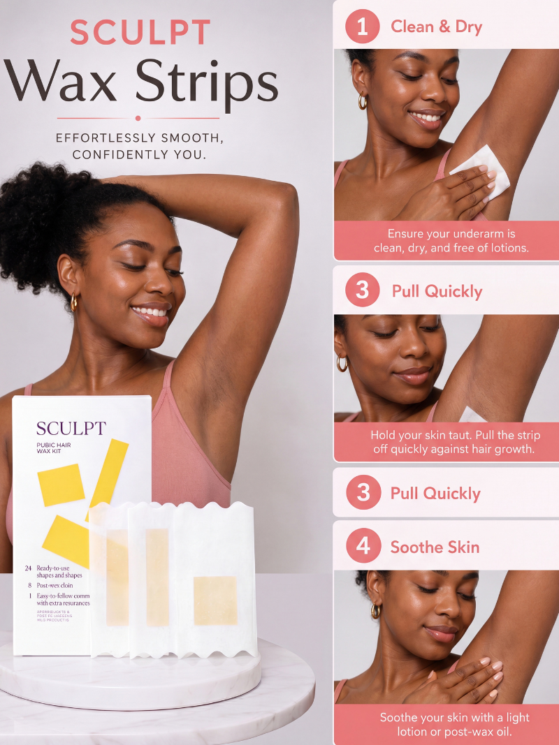 Ingrown-Free Pubic Wax Kit