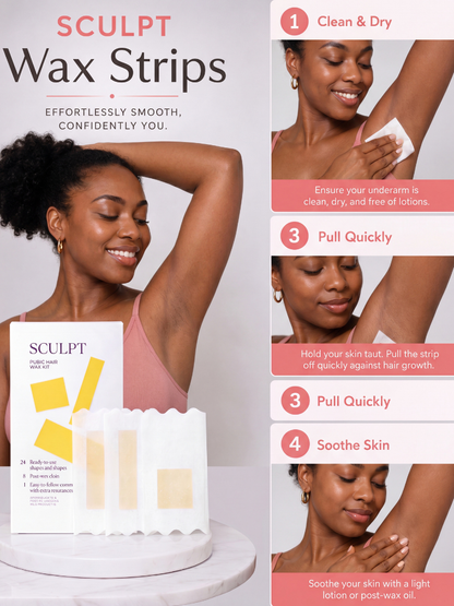 Ingrown-Free Pubic Wax Kit