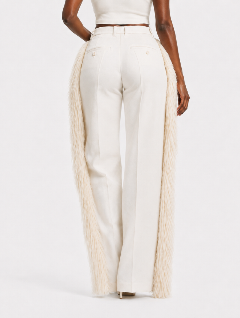 Fringed Side Tux Trousers
