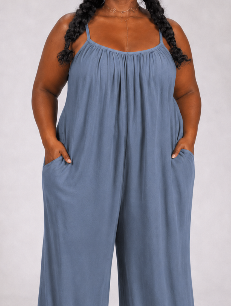 Breezy Backless Palazzo Jumpsuit
