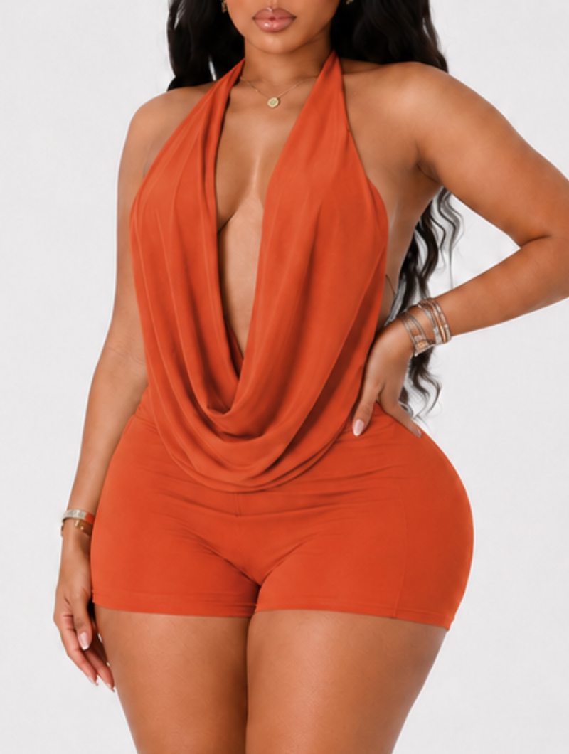 Barely There Halter Romper