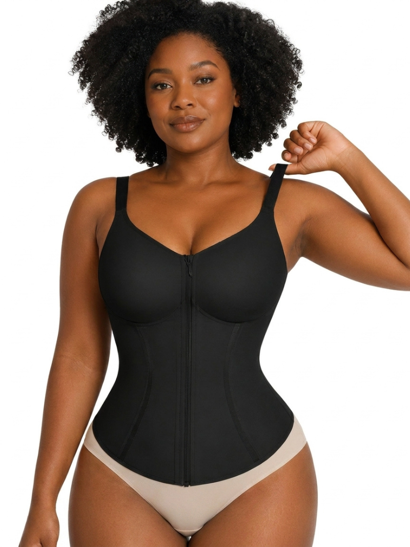 Zipper Curve Sculpt Corset