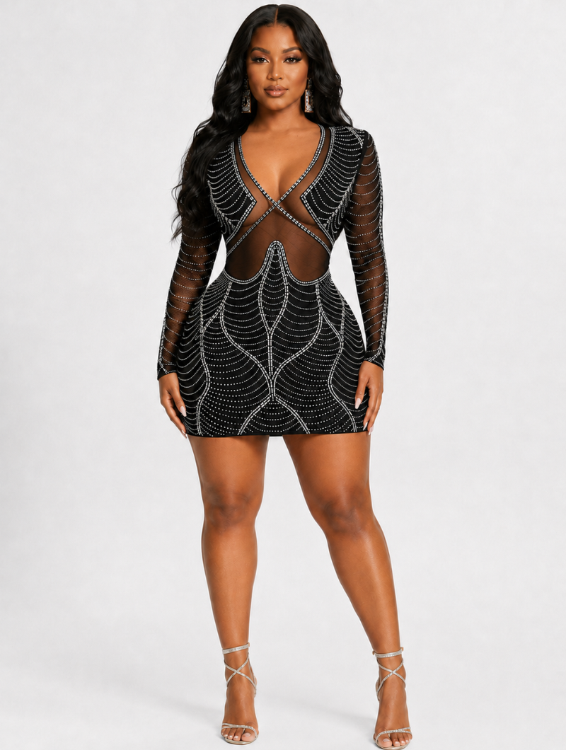 Radiant Criss-Cross Bodycon