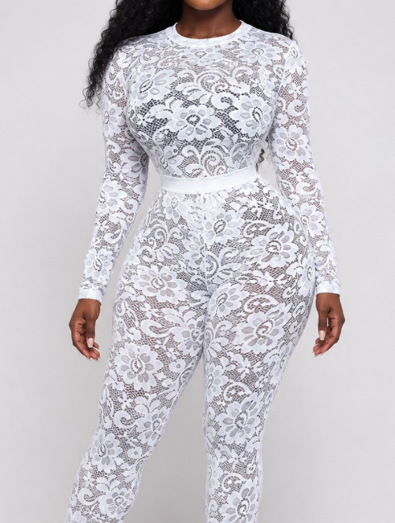 Ethereal Bloom Lace Set