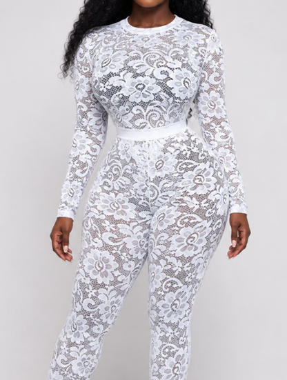 Ethereal Bloom Lace Set