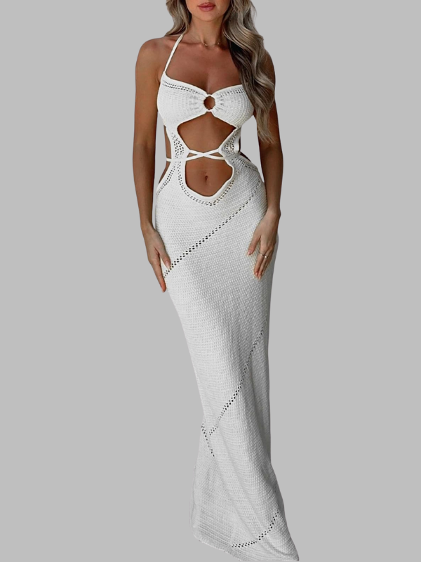 Cutout Knit Maxi Dress