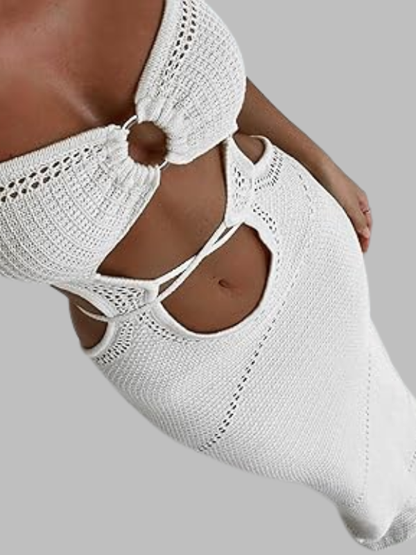 Cutout Knit Maxi Dress