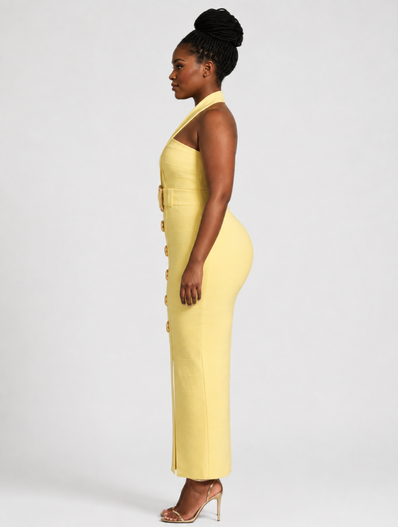 Golden Buckle Bandage Maxi