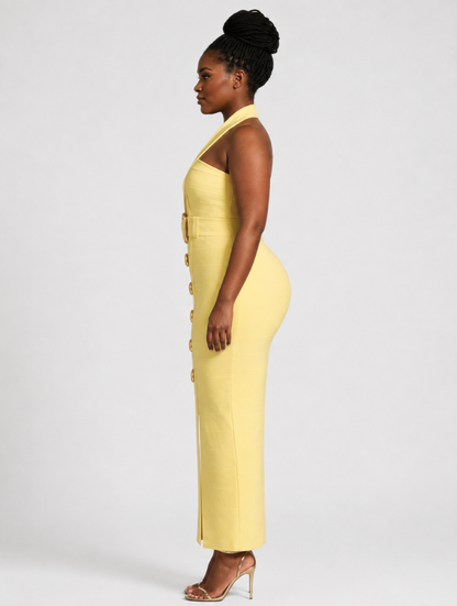 Golden Buckle Bandage Maxi
