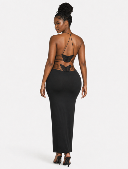 Butterfly Back Maxi Dress