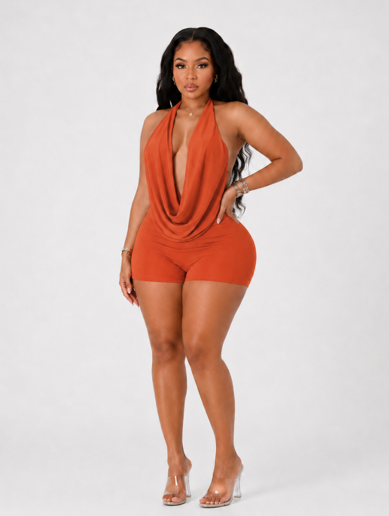 Barely There Halter Romper