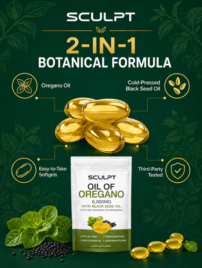Oregano Black Seed Softgels