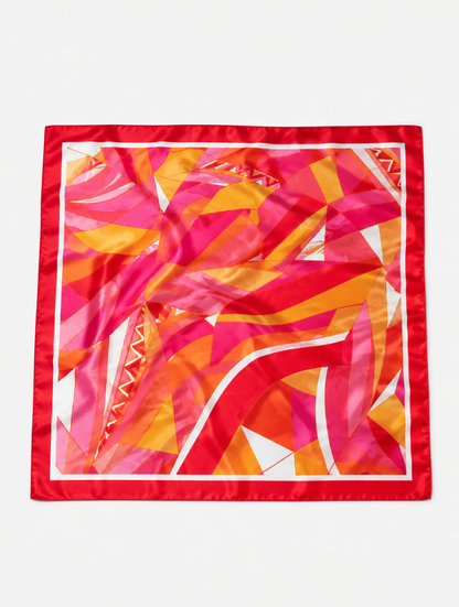 Sunset Glow Satin Scarf