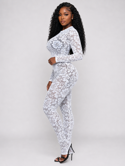 Ethereal Bloom Lace Set