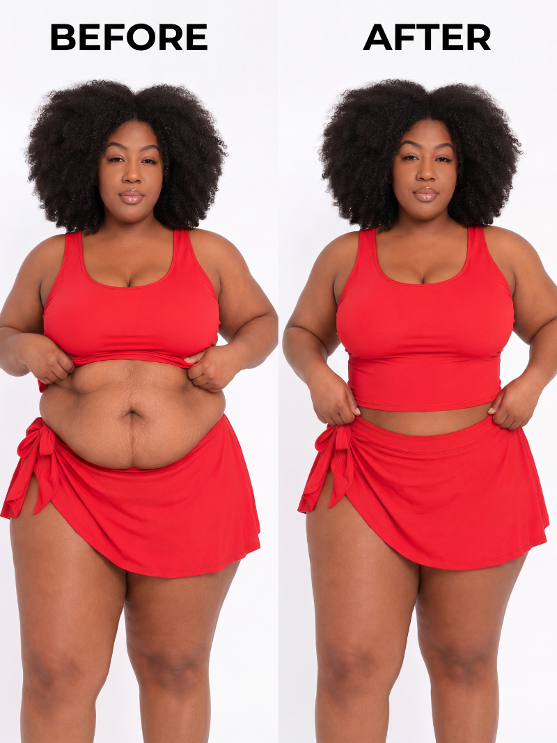 Fupa-Flatter Sarong Set