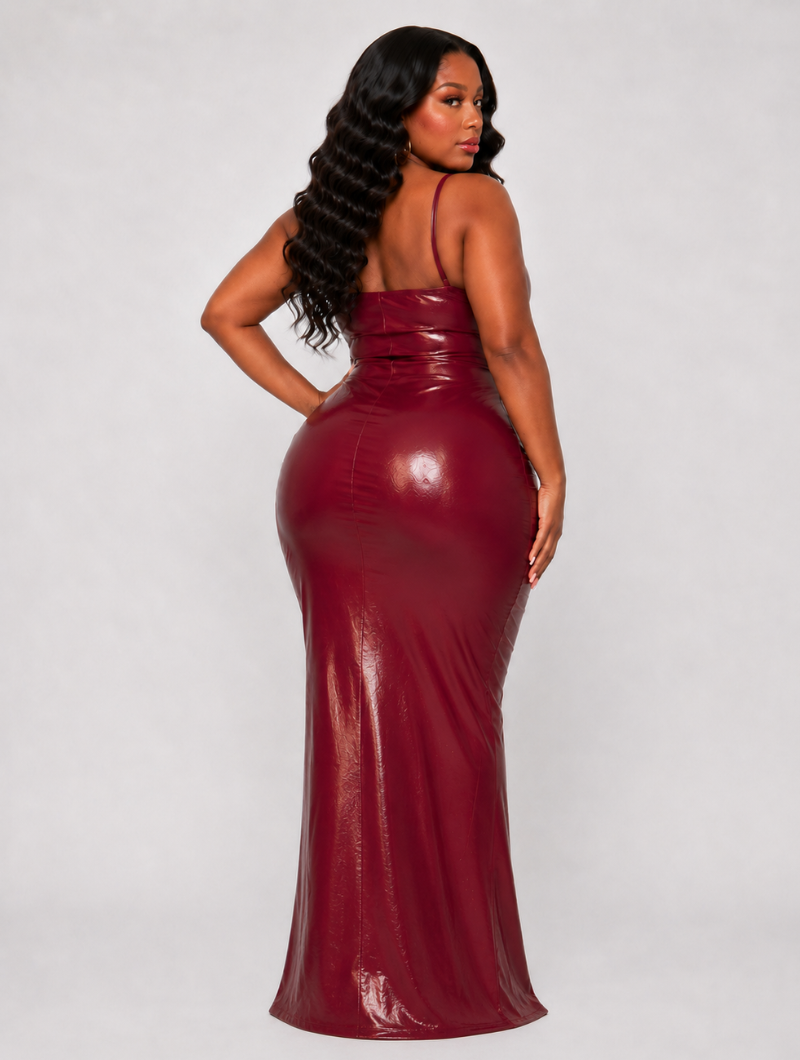 Sculpting Shimmer Ruched Dress