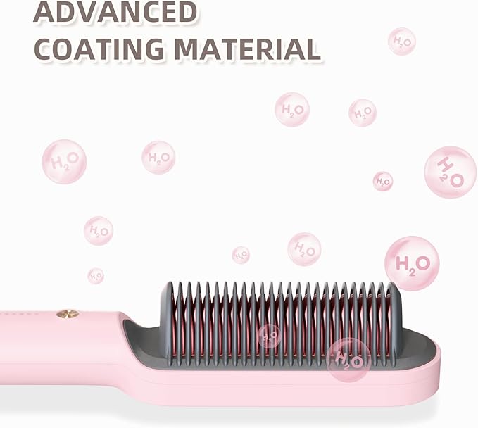 Anti-Scald Straightener Brush