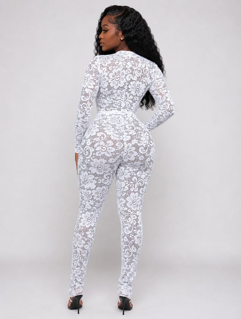 Ethereal Bloom Lace Set
