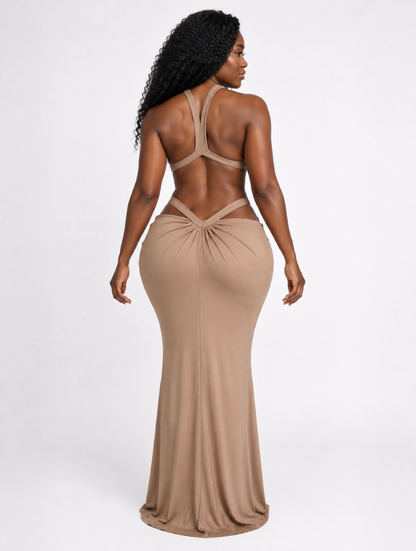 Strappy Cutout Maxi Dress
