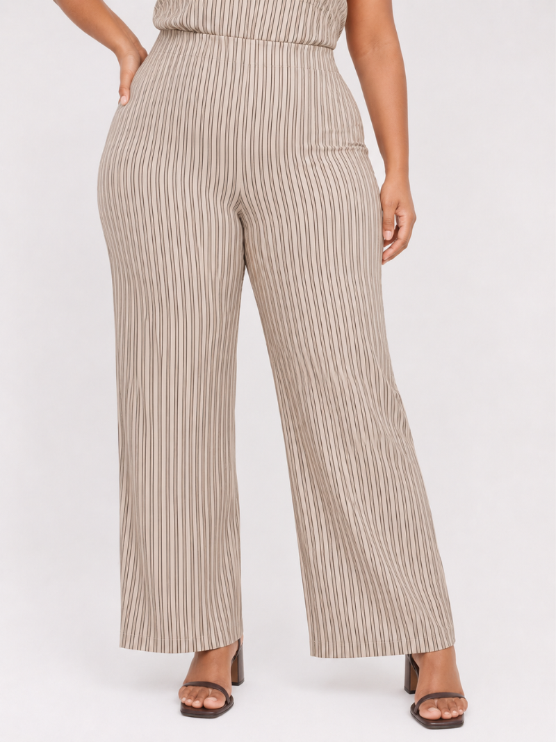 Riviera Pinstripe Halter Set