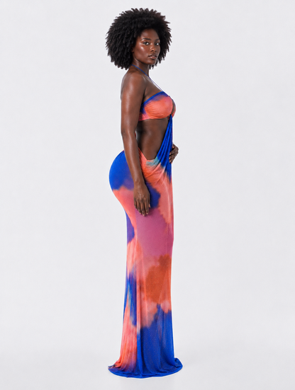 Sunset Glow Maxi Dress