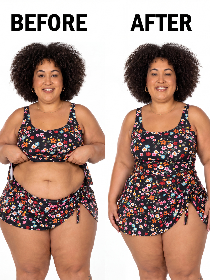 Fupa-Flatter Sarong Set