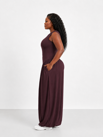 Drop Waist Balloon Jumpsuit