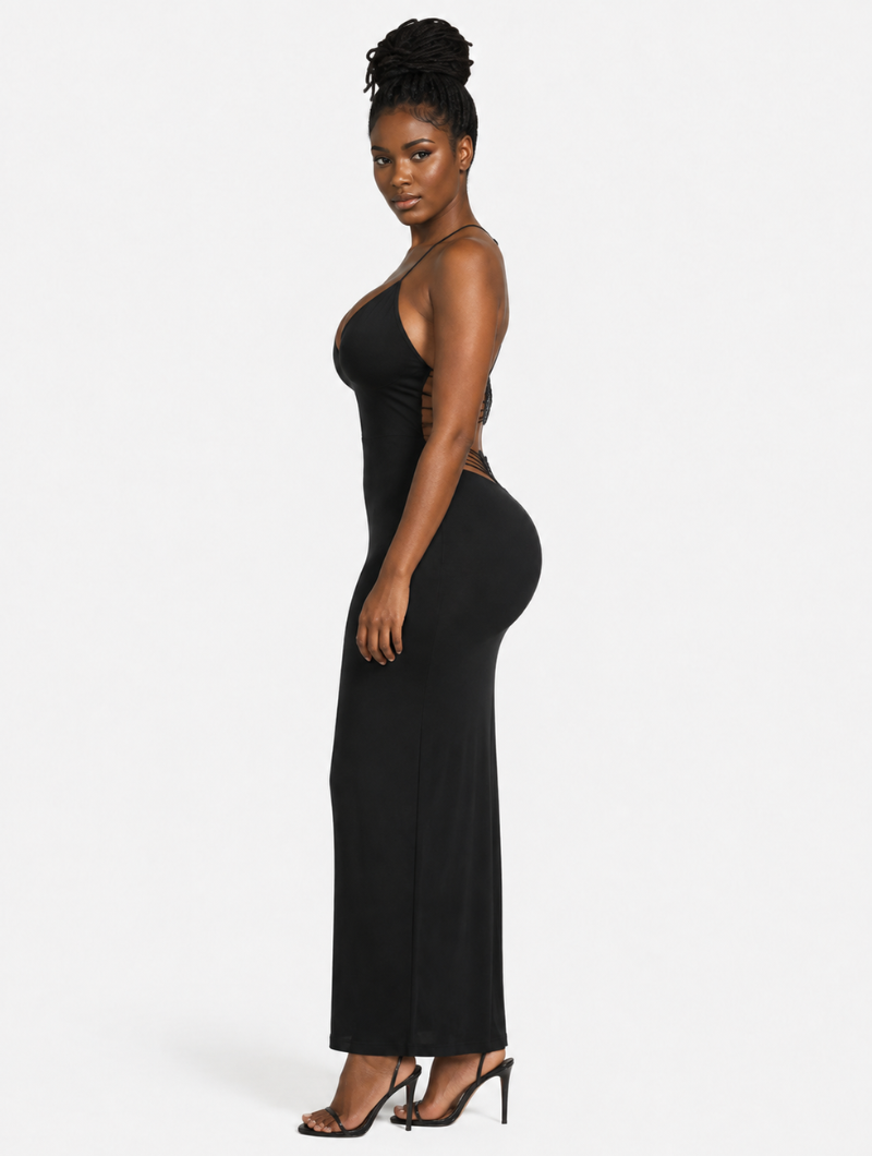 Butterfly Back Maxi Dress