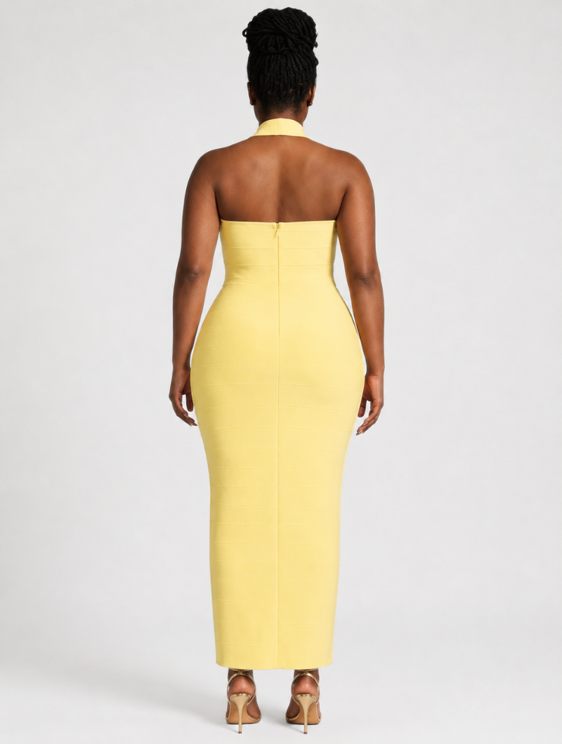 Golden Buckle Bandage Maxi