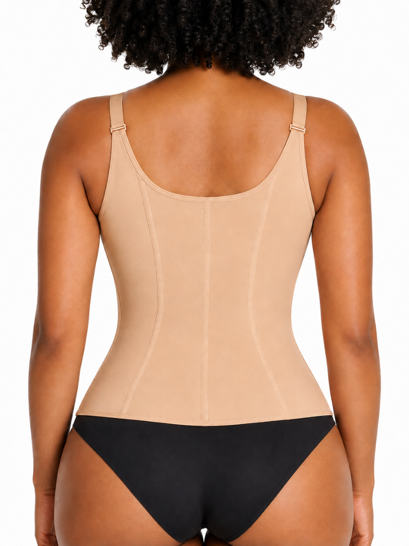 Zipper Curve Sculpt Corset