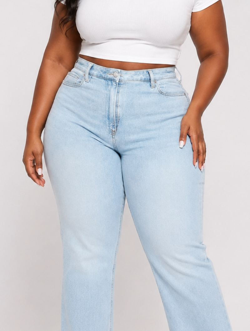 Hourglass Curvy Wide Jeans