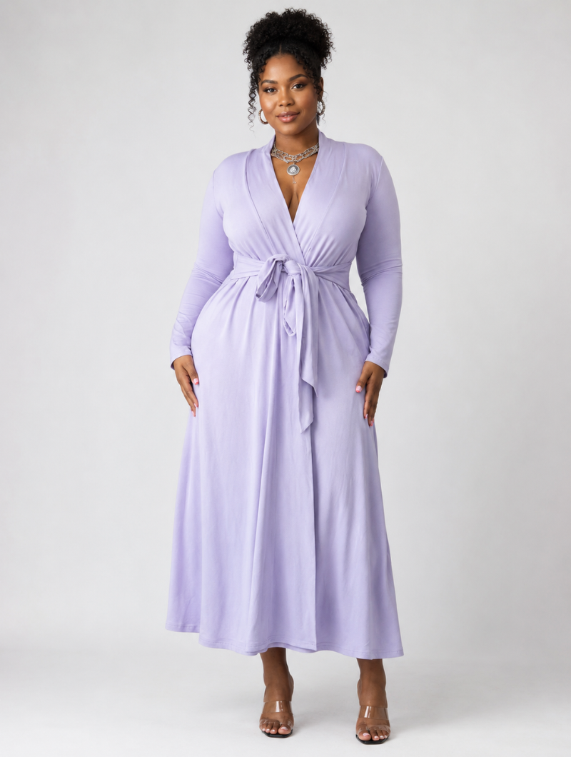 LuxeDrape Cozy Wrap Maxi