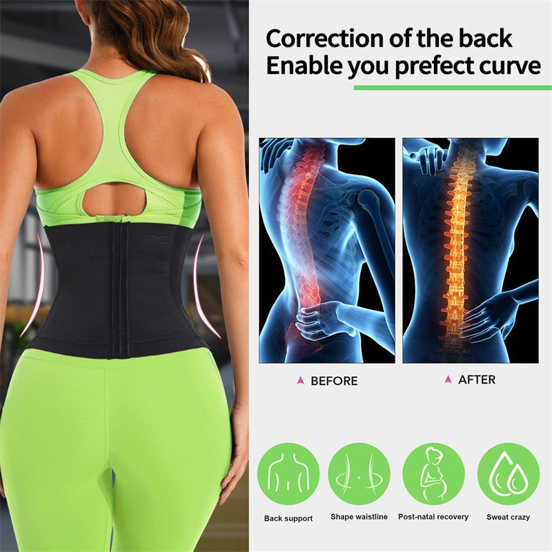 Mesh breathable  high-strength waist trainer