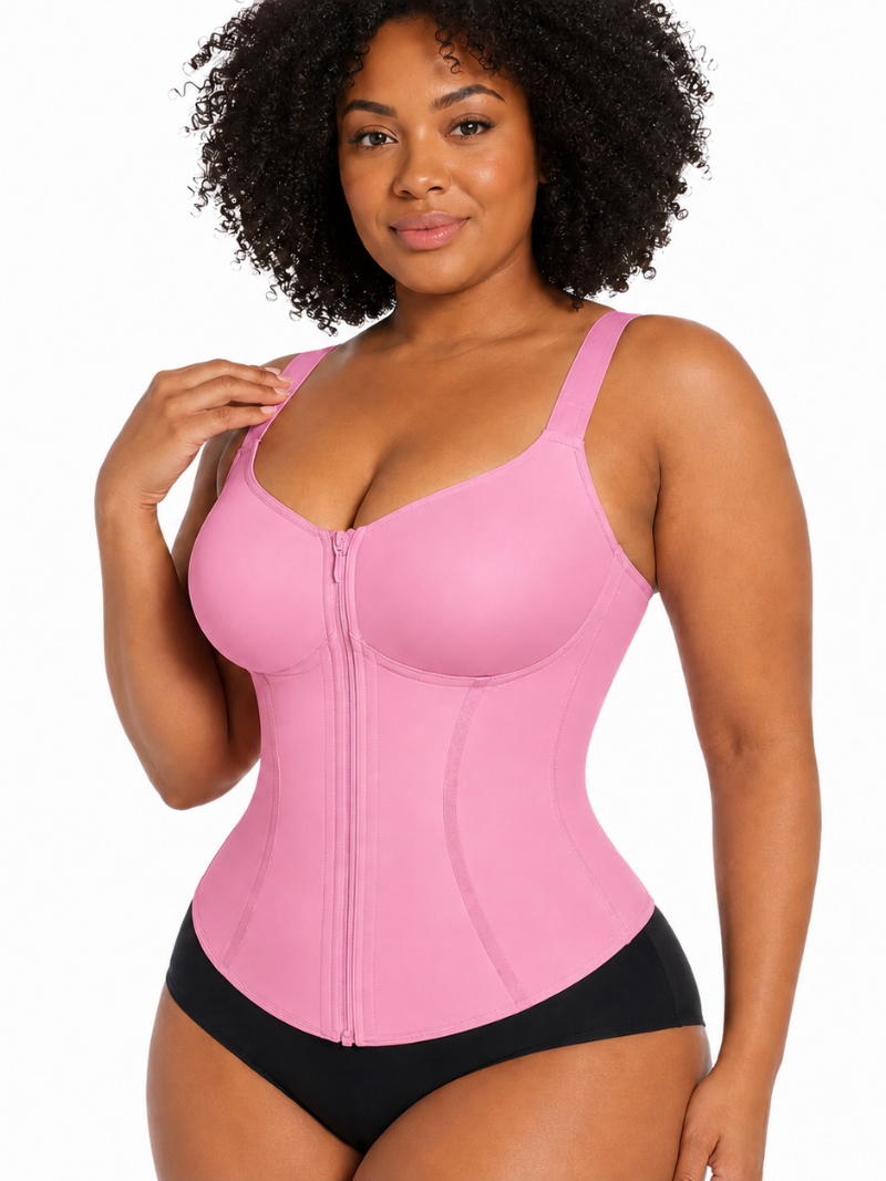 Zipper Curve Sculpt Corset