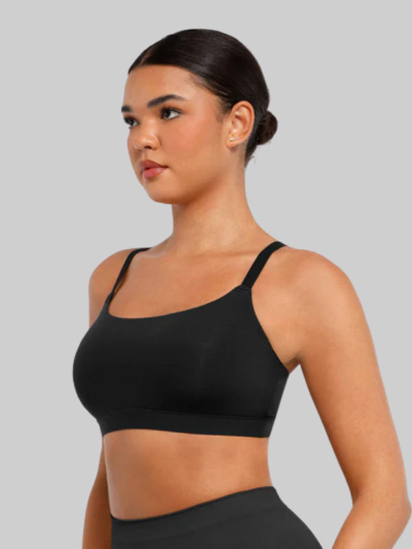 Wireless Invisible Square Neck Bra