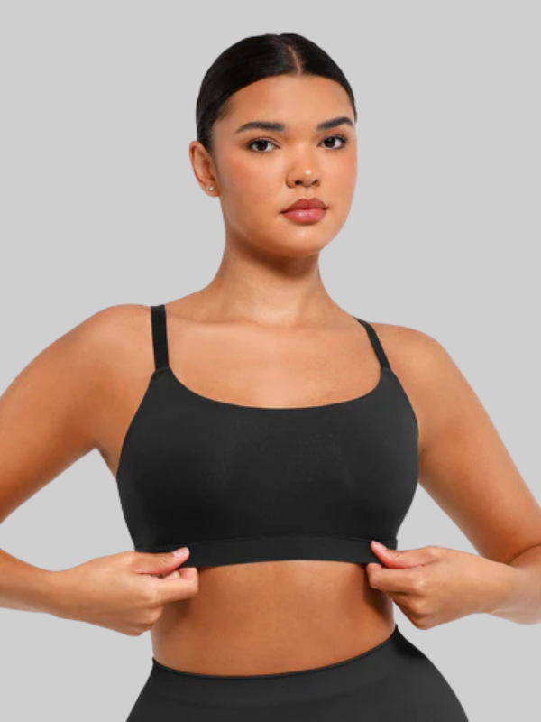 Wireless Invisible Square Neck Bra