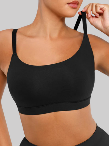 Wireless Invisible Square Neck Bra