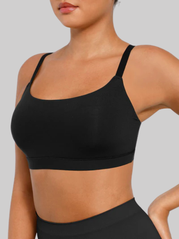 Wireless Invisible Square Neck Bra