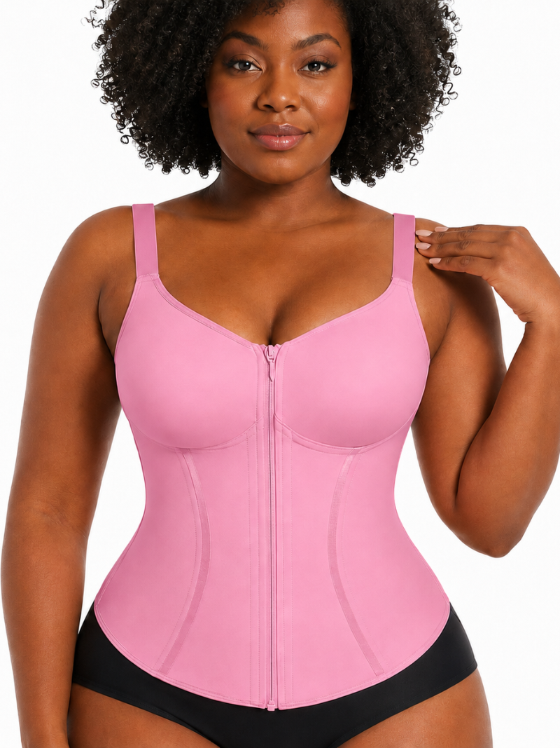 Zipper Curve Sculpt Corset
