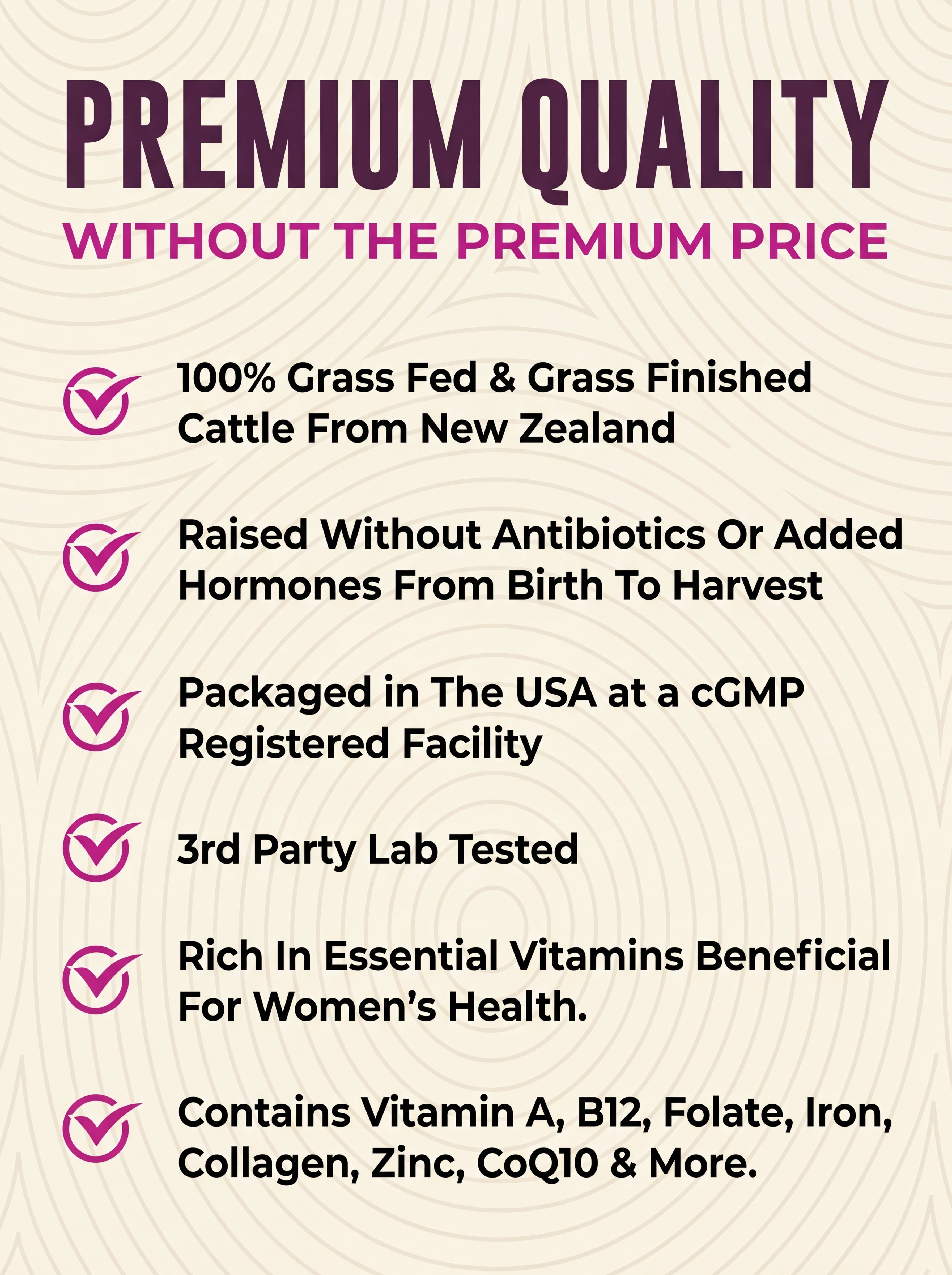 Women's Beef Organ Boost
