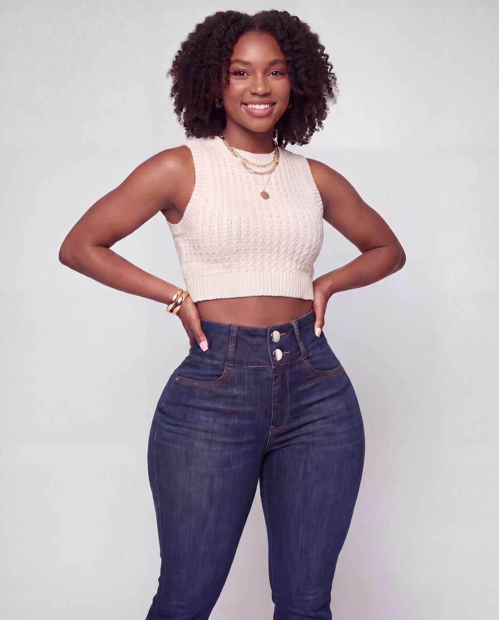 Signature Leather Lift Jeans