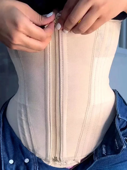 Zip & Breasted Body Shaper Tank Top