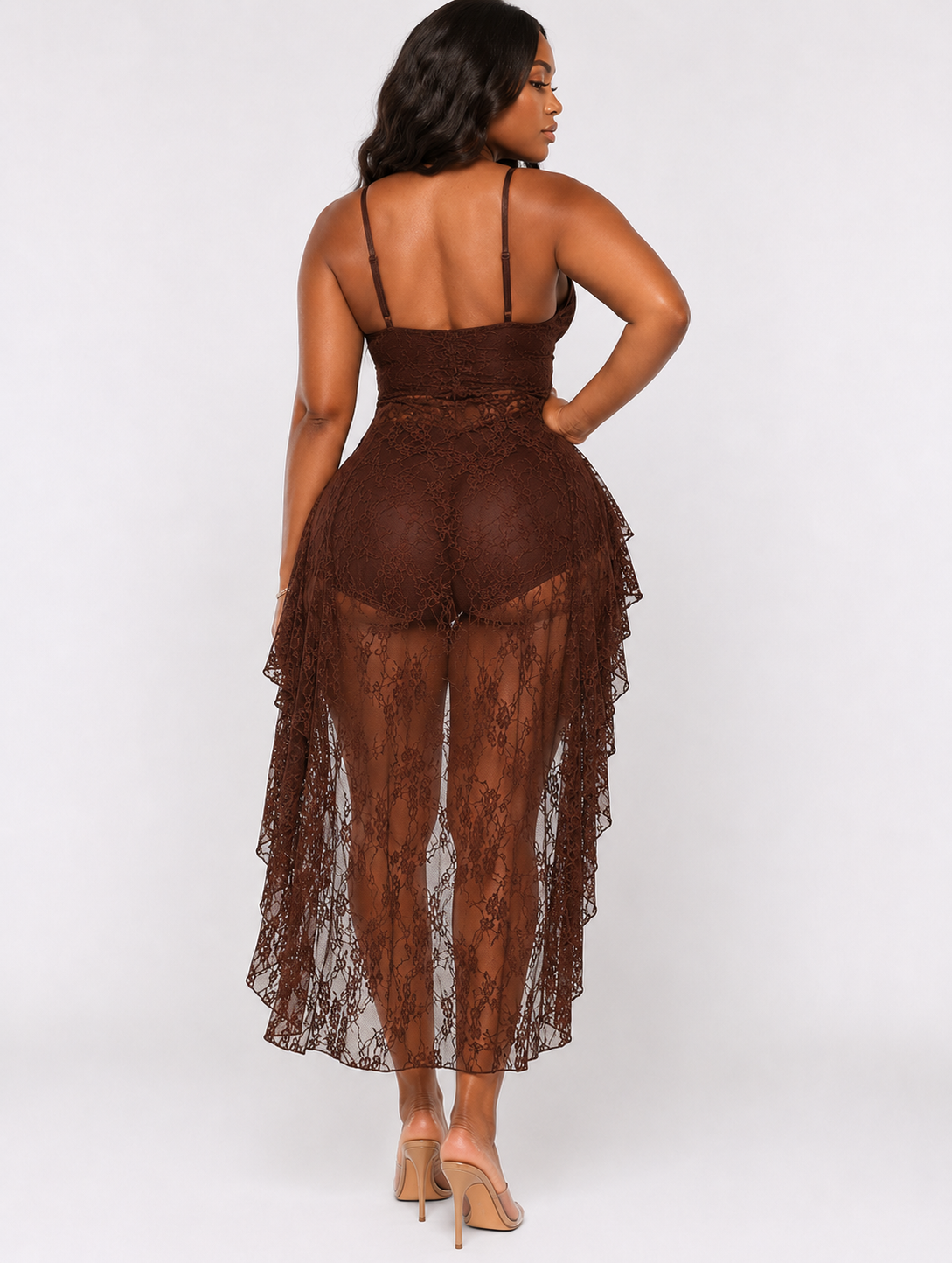 Enchanted Lace Hi-Lo Dress